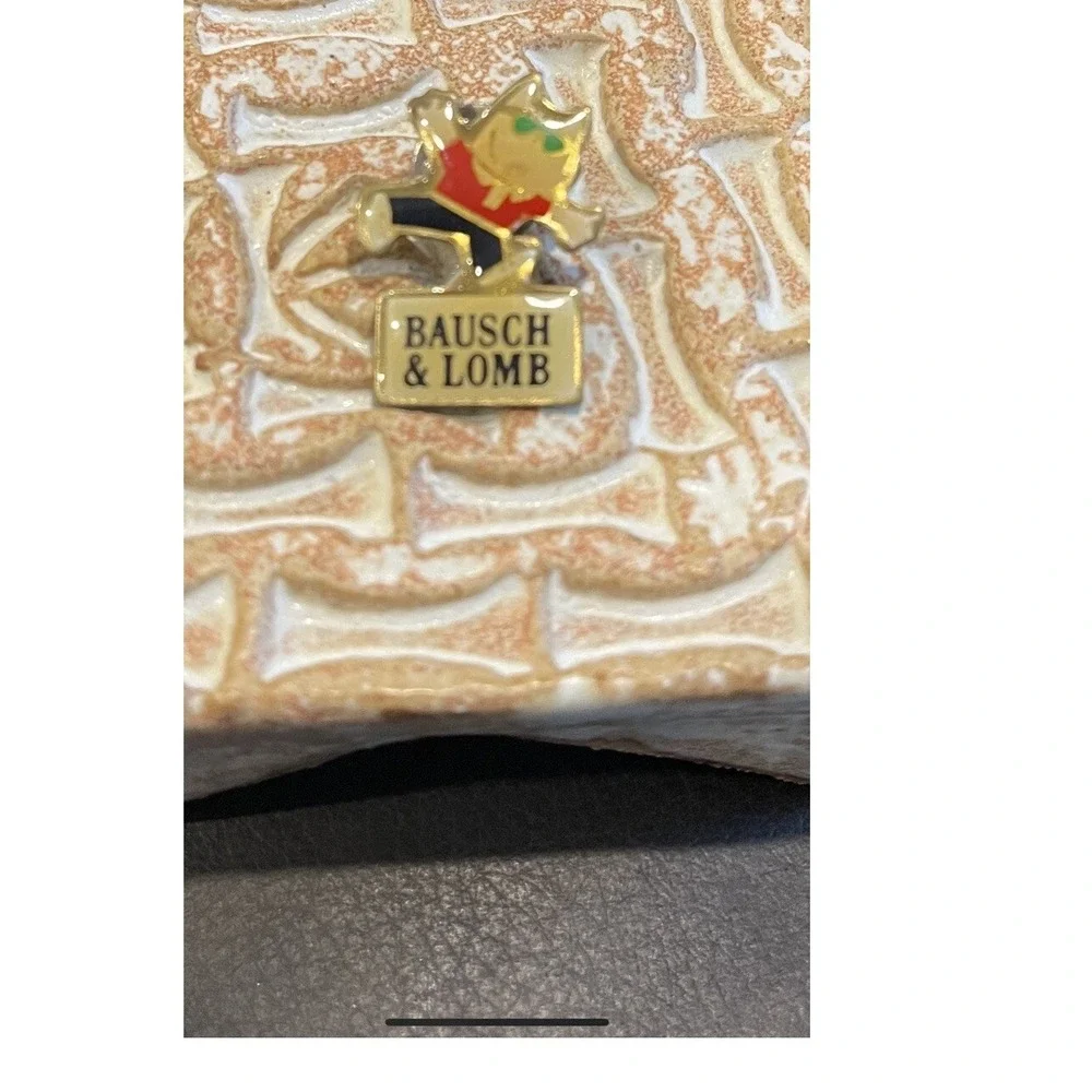 Bausch‎ & Lomb Promotional Mascot Pin Vintage Bausch and Lomb Logo Collectible